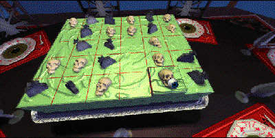 7th guest cake cake puzzle, skulls and gravestones puzzle, virgin interactive