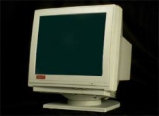 7thguestmonitor cathode ray tube, CRT monitor, mercury vapor, old school.