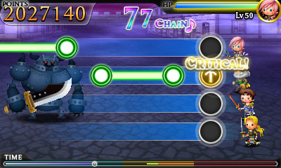 theatFF_2 Final Fantasy characters do battle in Theatrhythm