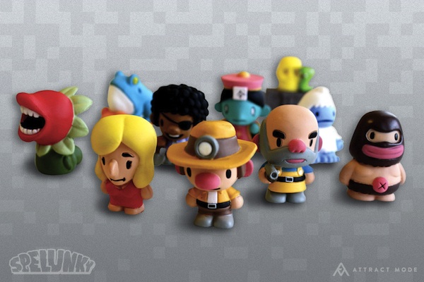 spelunkyfigurines Spelunky Figurines