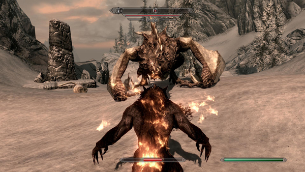 dawn2 Werewolf vs Dragon