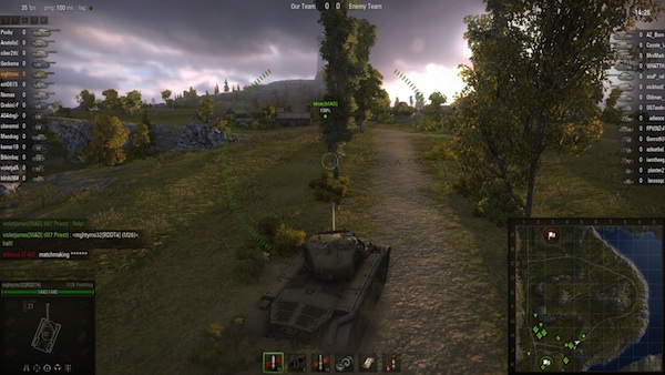 wotRendering World of Tanks In Game
