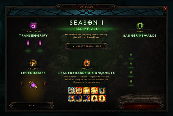 Diablo III Seasons