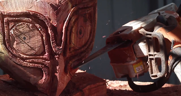 Majora's Mask via Chainsaw