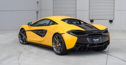 Yellow Mclaren 570s With Hre P104 In Brushed Dark Clear Hre