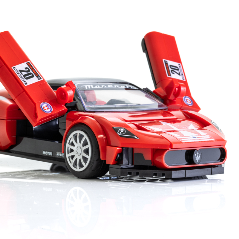 Mattel Brick Shop Hot Wheels Maserati MC20 Building Set | HRE
