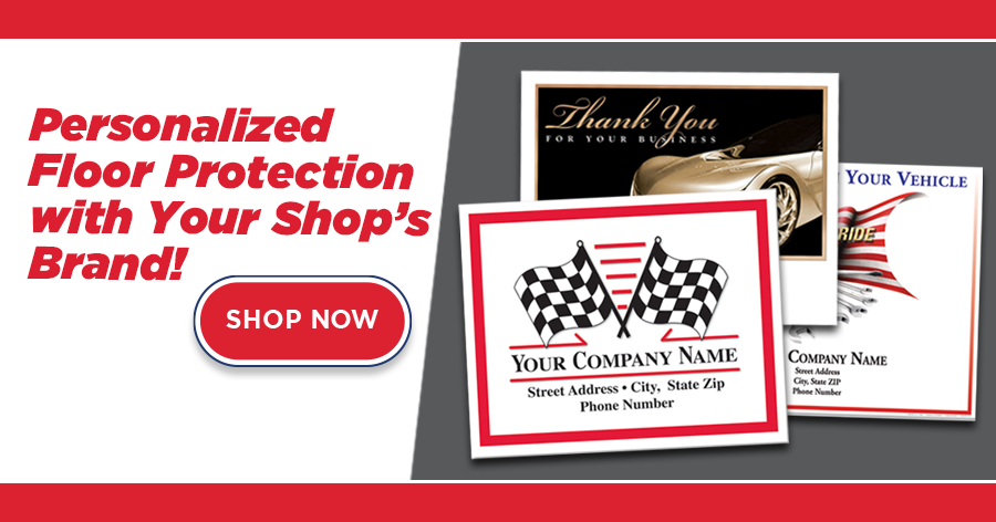 Personalized Floormats with Your Shop Name!