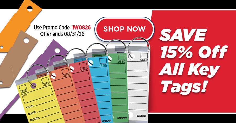 15% OFF All Key Tags!