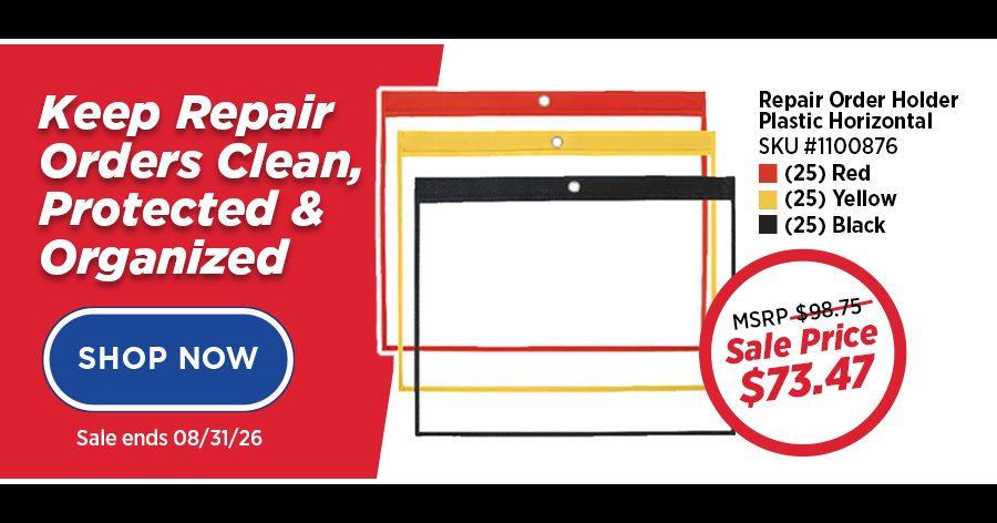 Keep Repair Orders Clean and Organized