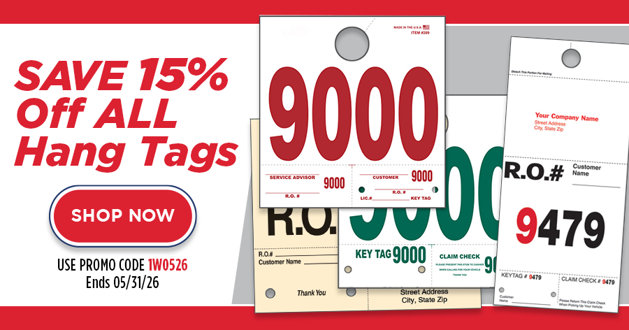 15% OFF All Hang Tags
