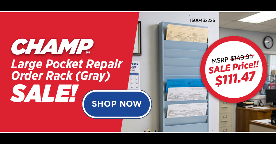 The Champ of Repair Order Organization!