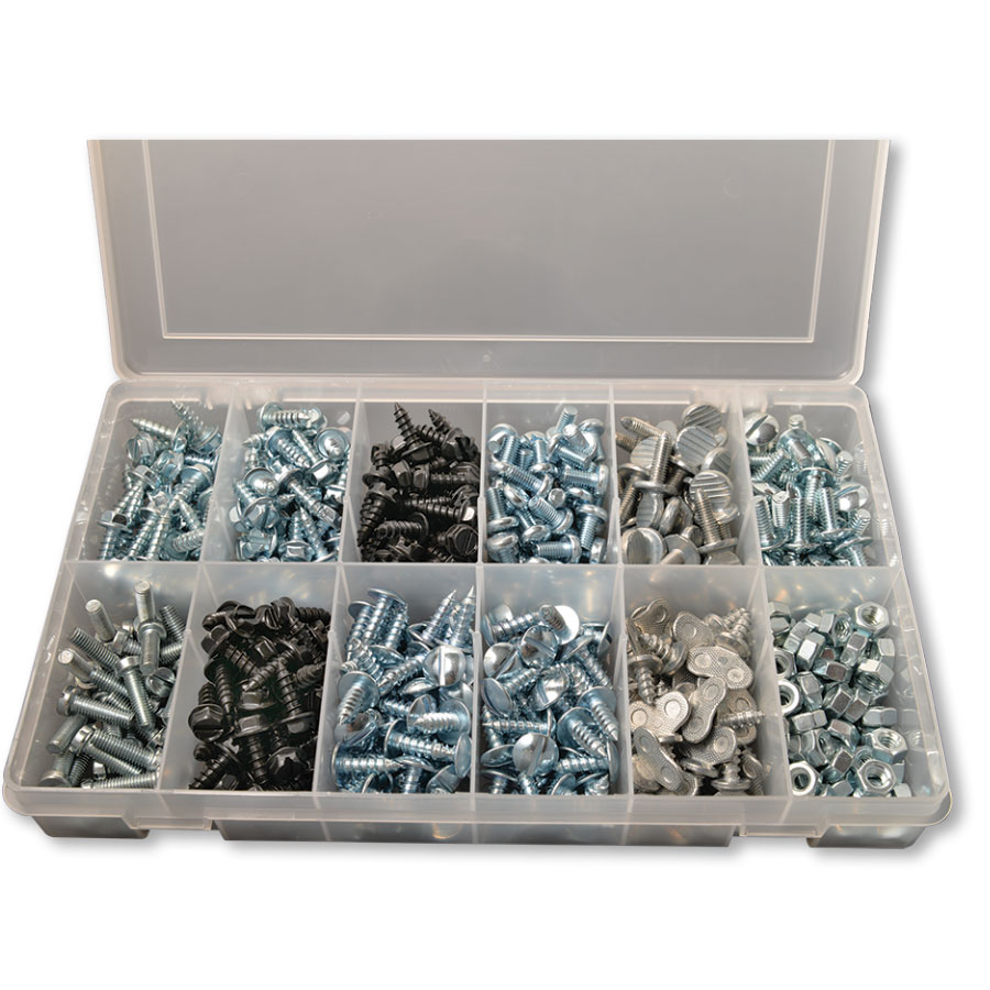License Plate Screw Assortment Kit Auto Supply