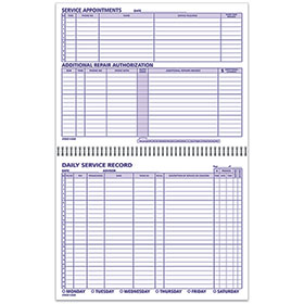 Daily Service Record Book