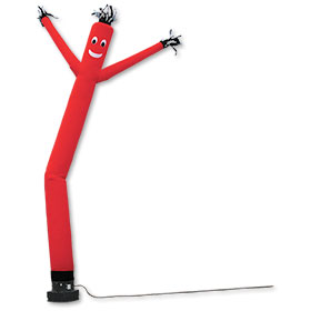 Red - 18' Solid Inflatable Tube Man