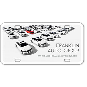 Vehicle Message Plates (6" x 12") Template #9