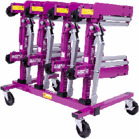 Zendex GoJak G7016 and G678R Dollies and Cart