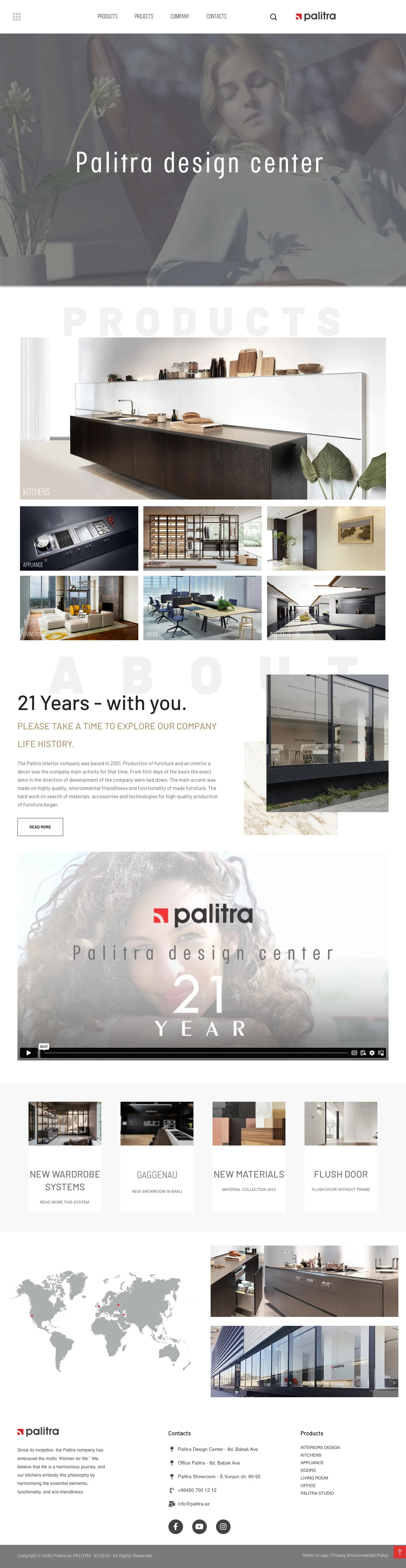 Сайт компании Palitra Group 1