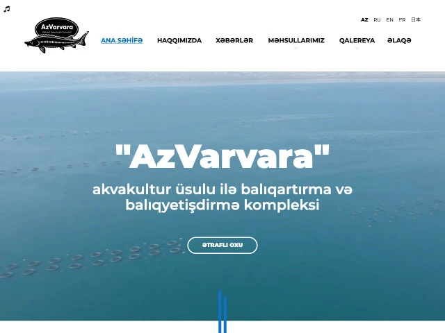 AzVarvara şirkətinin saytı