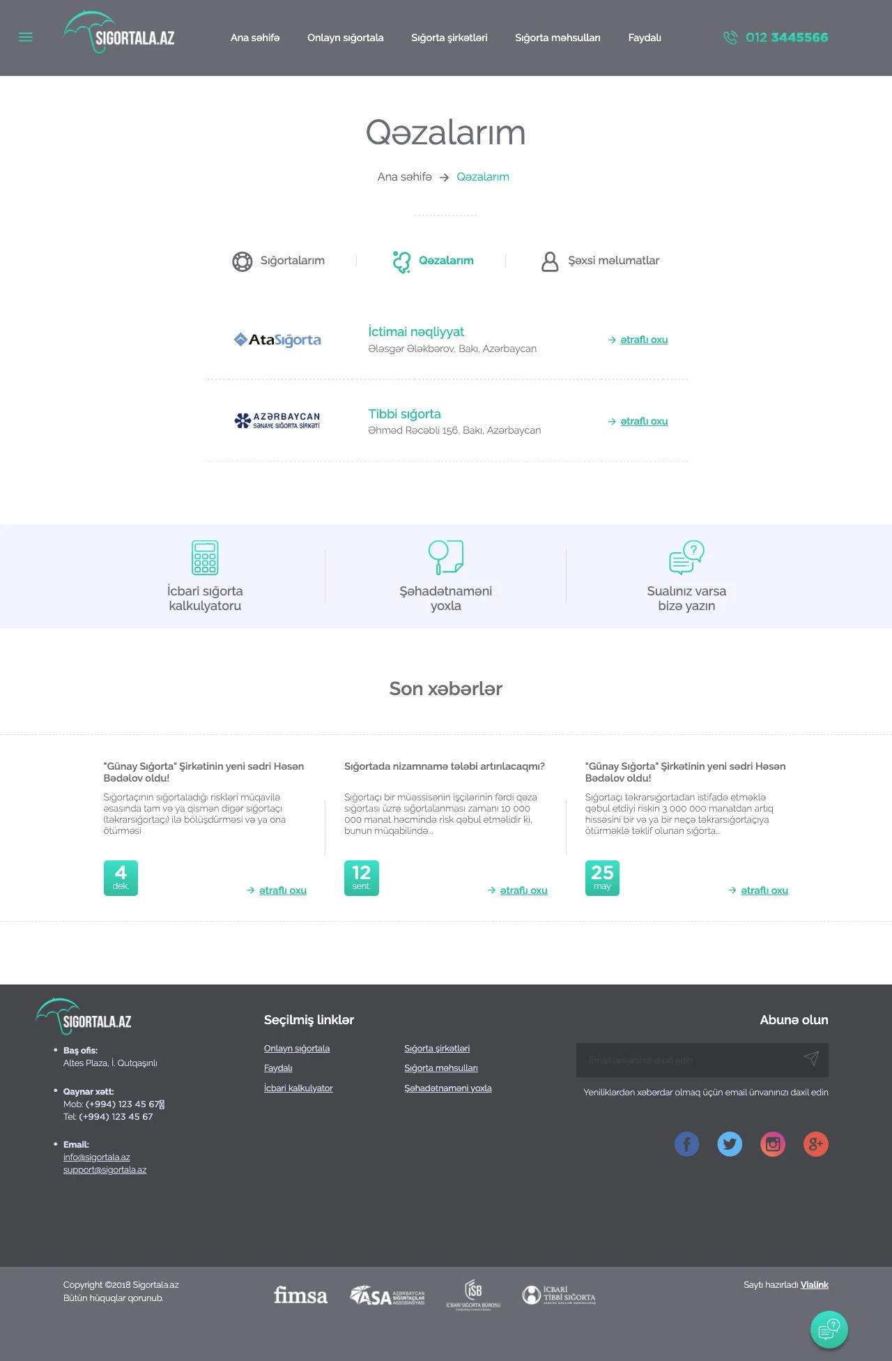 Sigortala - Online Insurance Company's Website 6