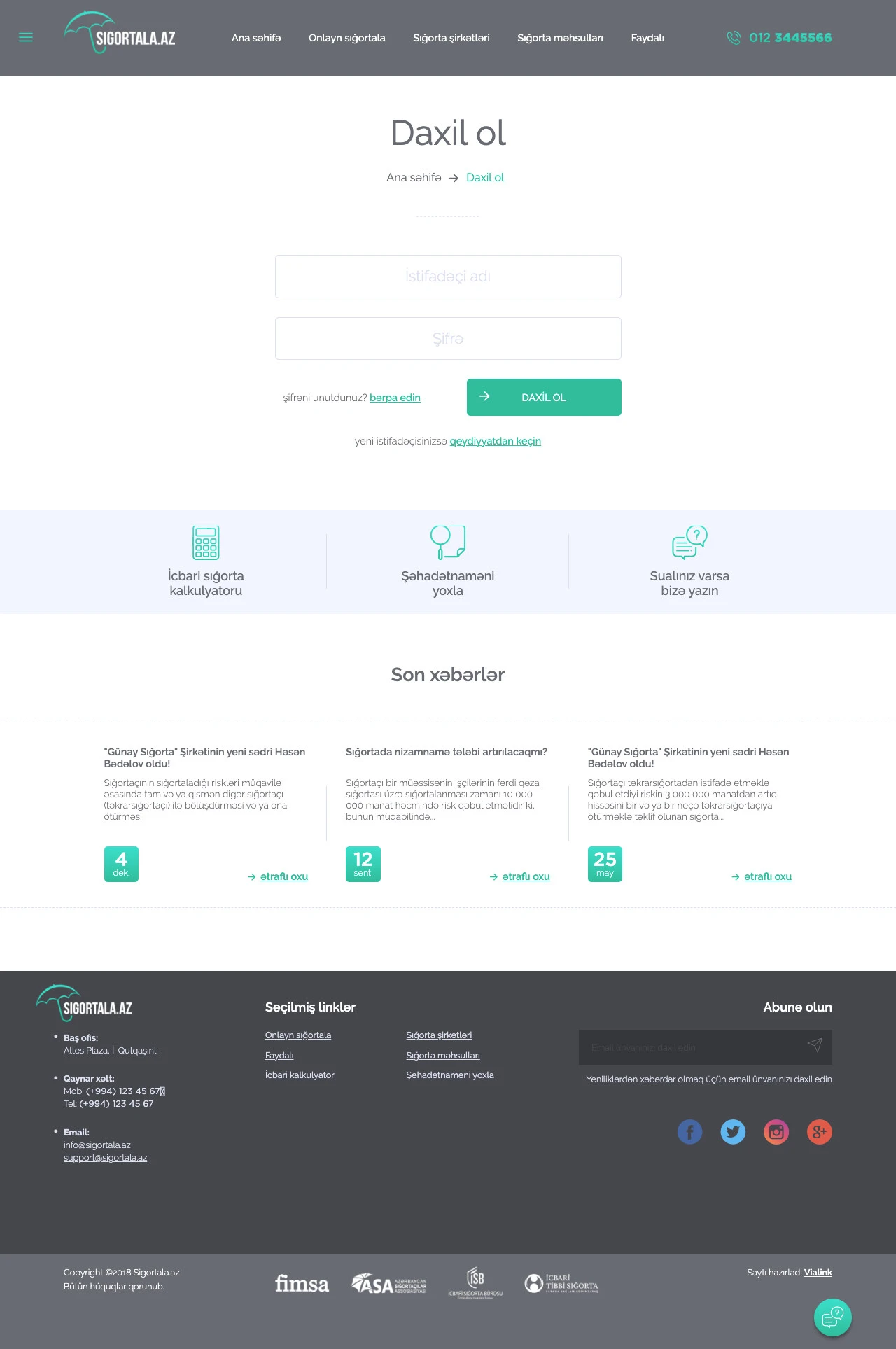 Sigortala - Online Insurance Company's Website 3