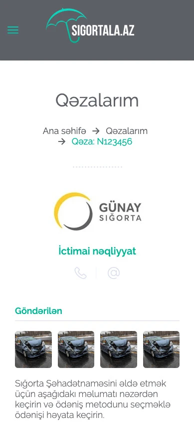 Sigortala - Online Insurance Company's Website 7