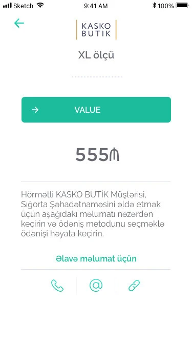 Sığortala - onlayn sığorta şirkətinin mobil tətbiqi 6