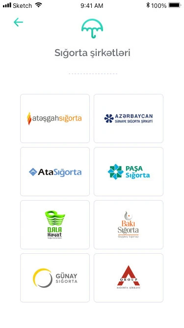 Sığortala - onlayn sığorta şirkətinin mobil tətbiqi 5