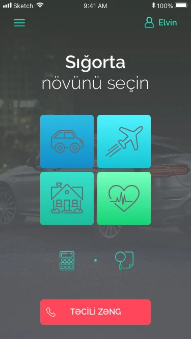 Sığortala - onlayn sığorta şirkətinin mobil tətbiqi 1