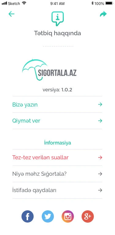 Sığortala - onlayn sığorta şirkətinin mobil tətbiqi 8