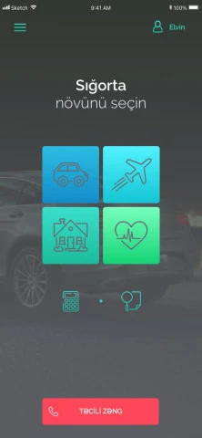 Sığortala - onlayn sığorta şirkətinin mobil tətbiqi