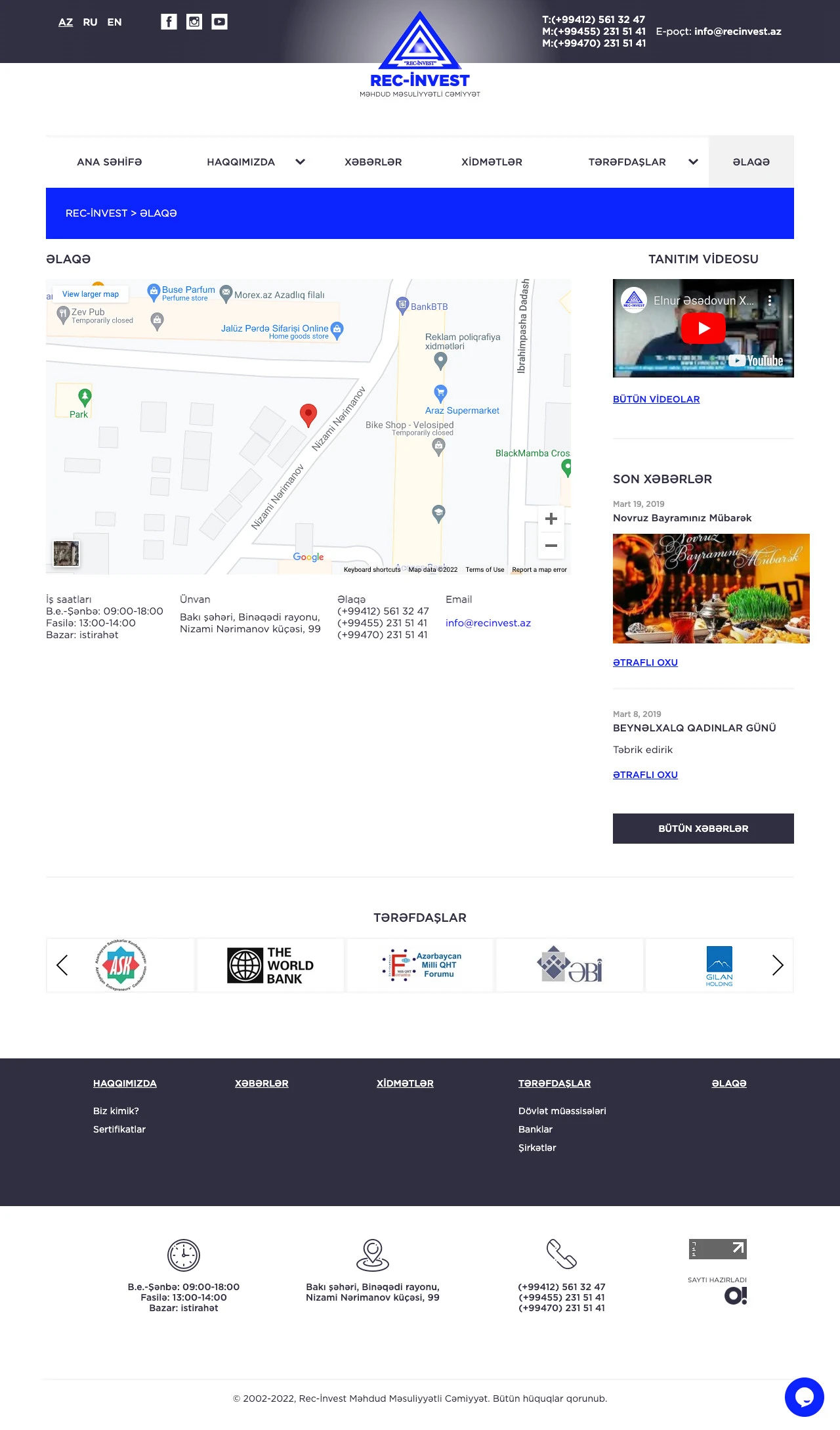 Rec-Invest - Valuation Company's Website 5