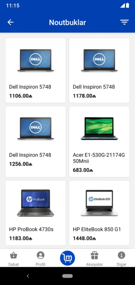 Megamart.az - onlayn meqamarketinin mobil tətbiqi 4