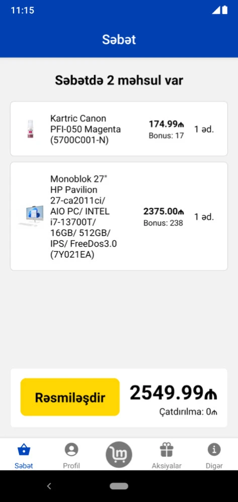 Megamart.az - onlayn meqamarketinin mobil tətbiqi 14