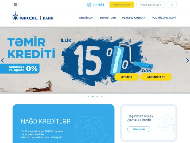 Nikoil (Yelo) Bankın saytı
