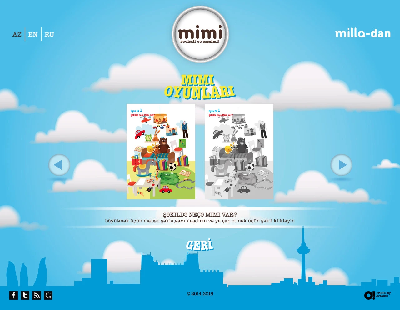 Mimi (Milla) brendinin promo saytı 8