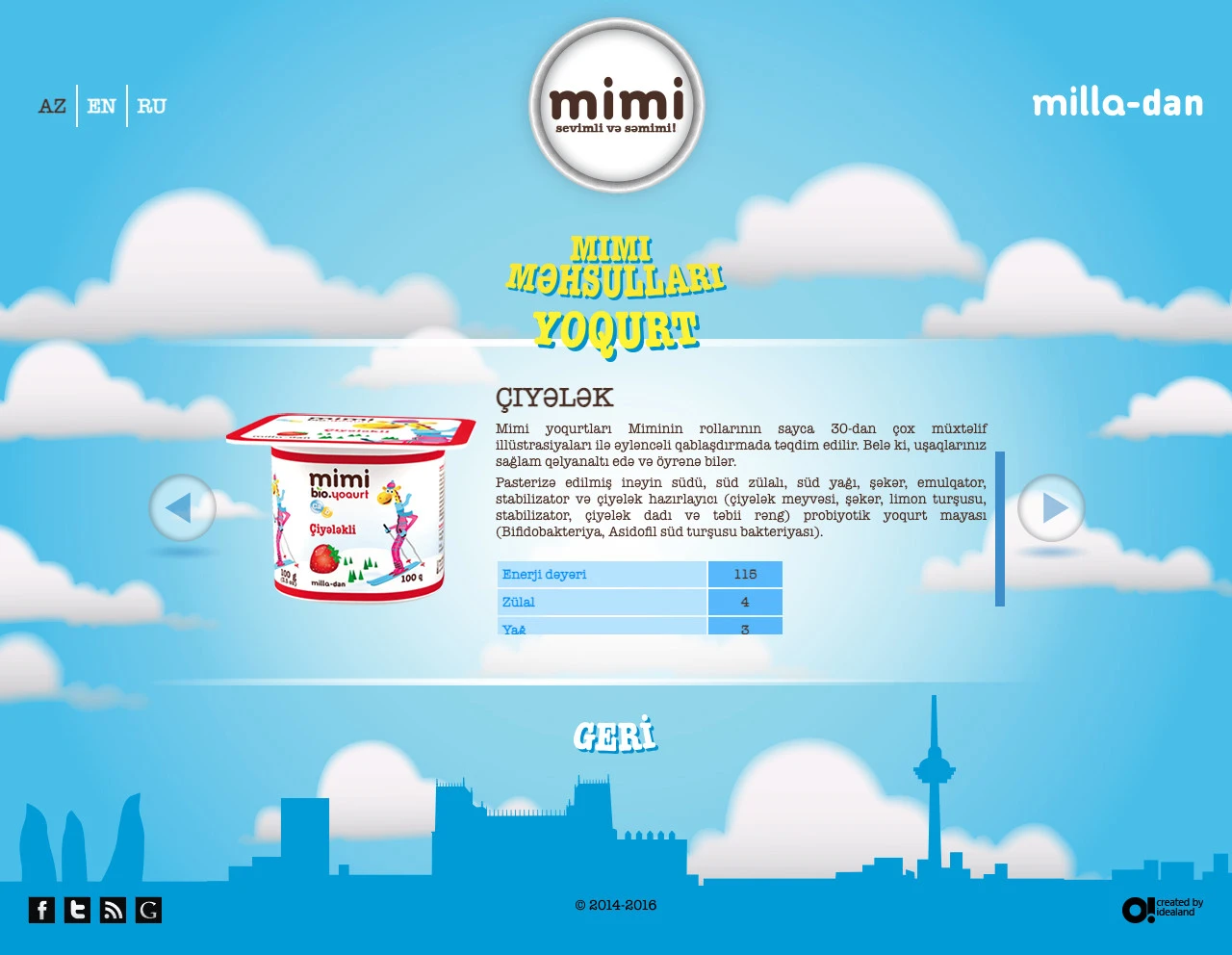 Mimi (Milla) brendinin promo saytı 3