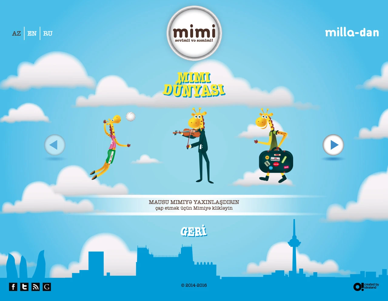 Mimi (Milla) brendinin promo saytı 4