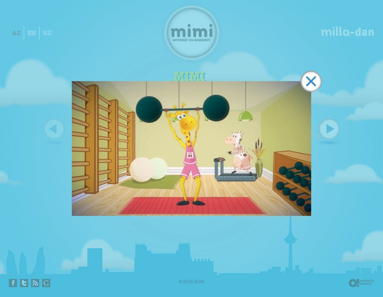Mimi (Milla) brendinin promo saytı 6