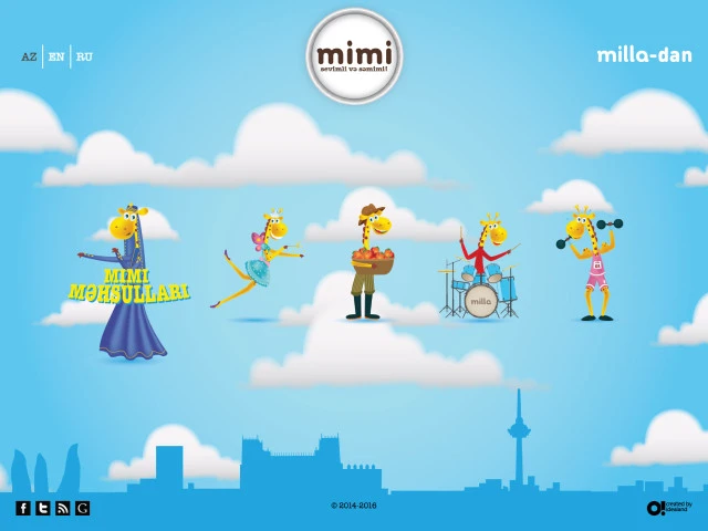 Mimi (Milla) brendinin promo saytı