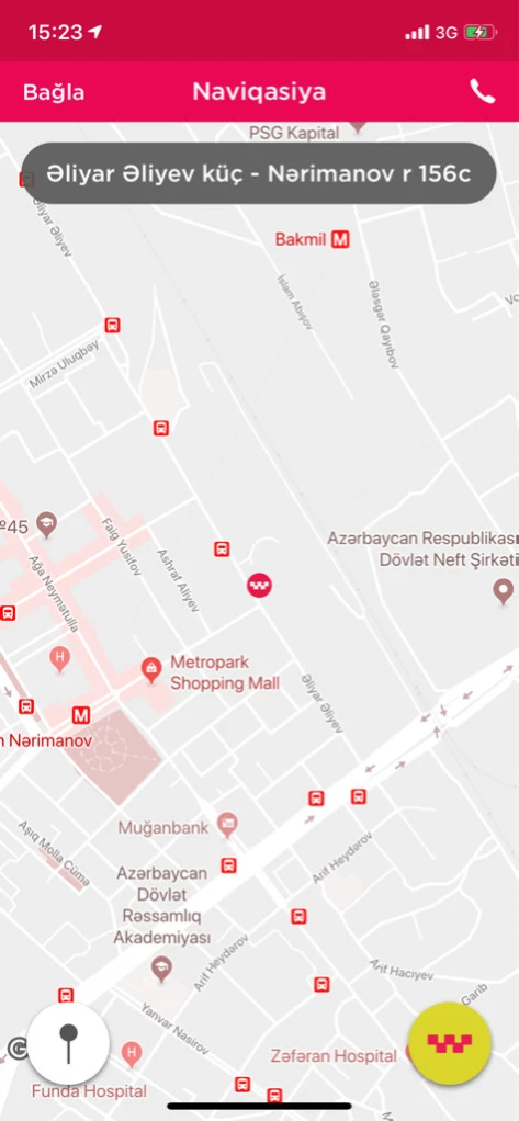 Güvən Taxi Company's Mobile App 10