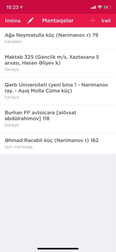 Güvən Taxi Company's Mobile App 3