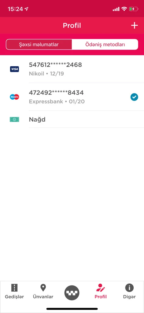 Güvən Taxi Company's Mobile App 2