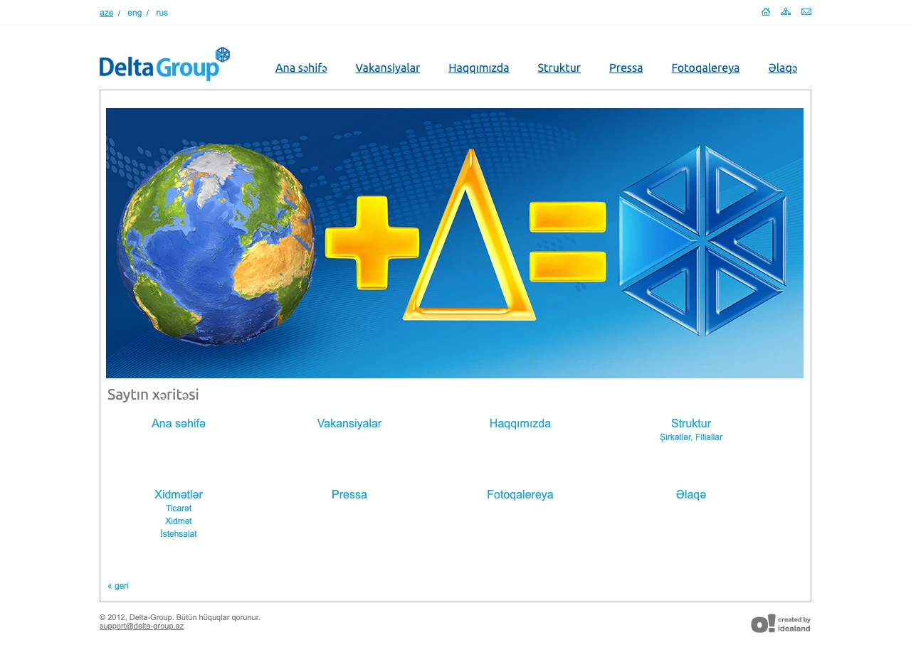 Delta Group şirkətinin saytı 13