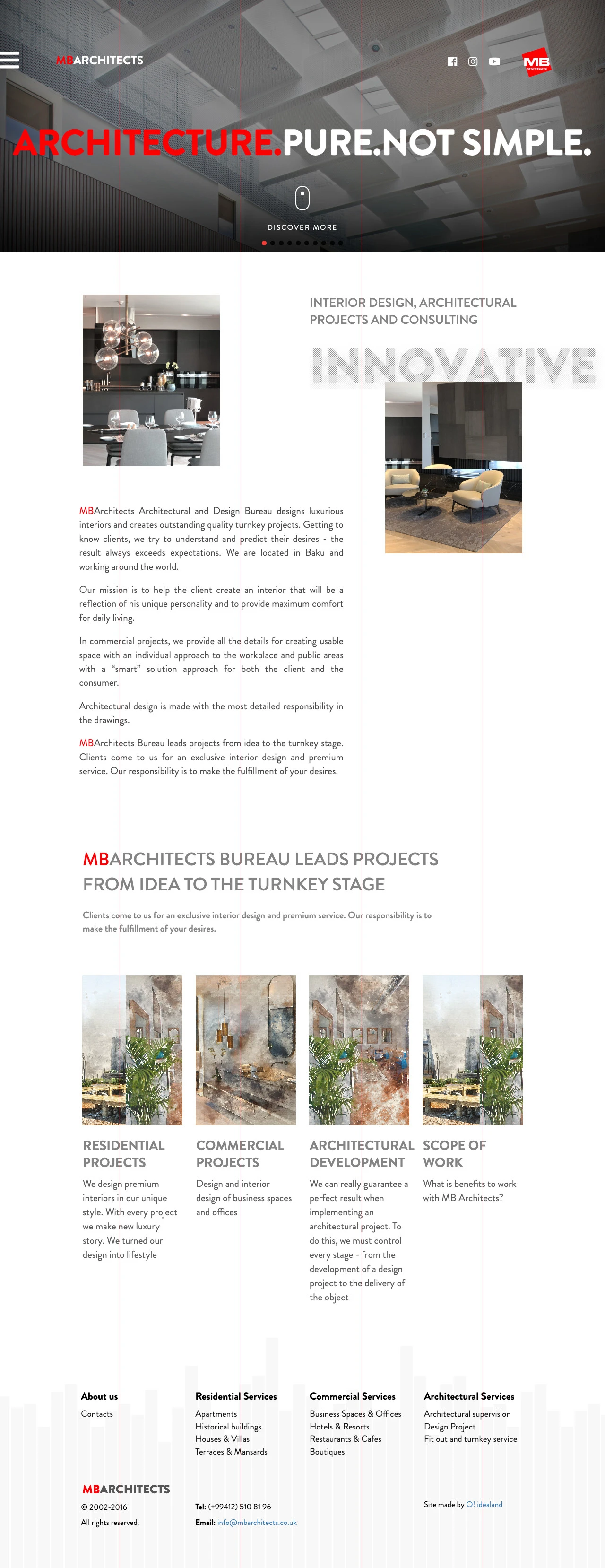 MB Architects Company Website 1