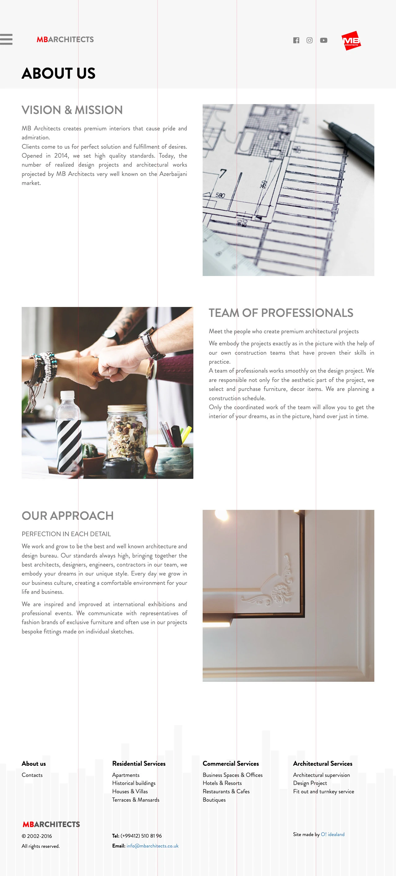 MB Architects Company Website 3