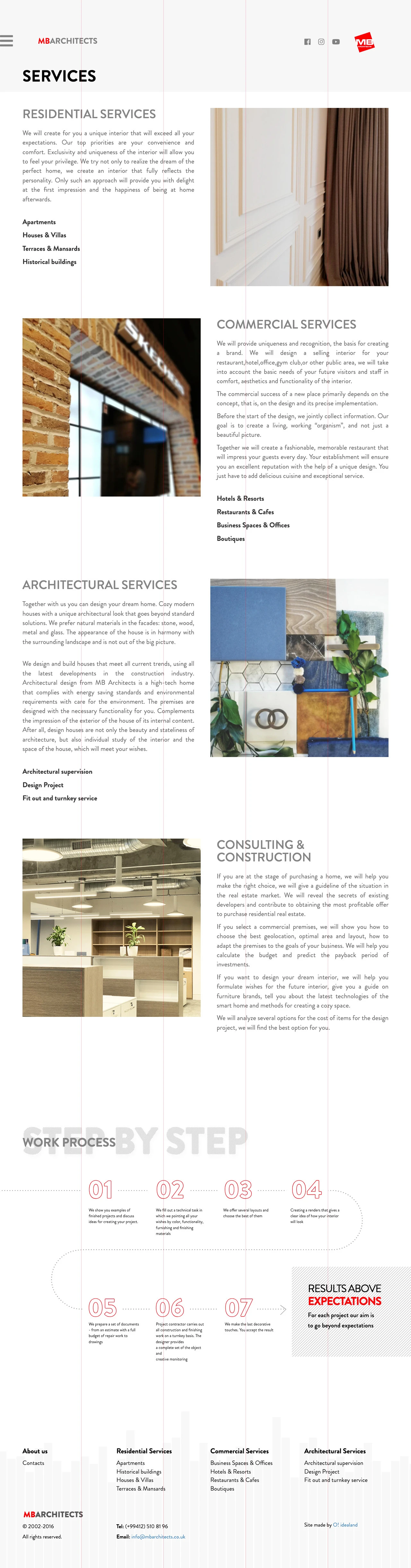 MB Architects Company Website 4