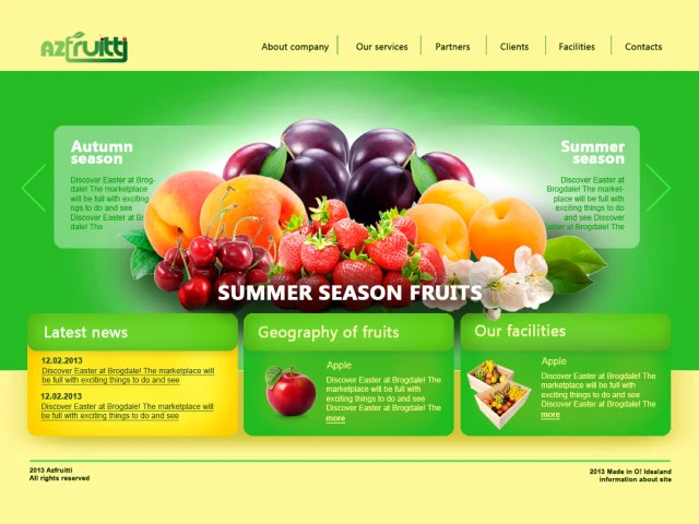 AzFruitti - Meyvə kompozisiyaları