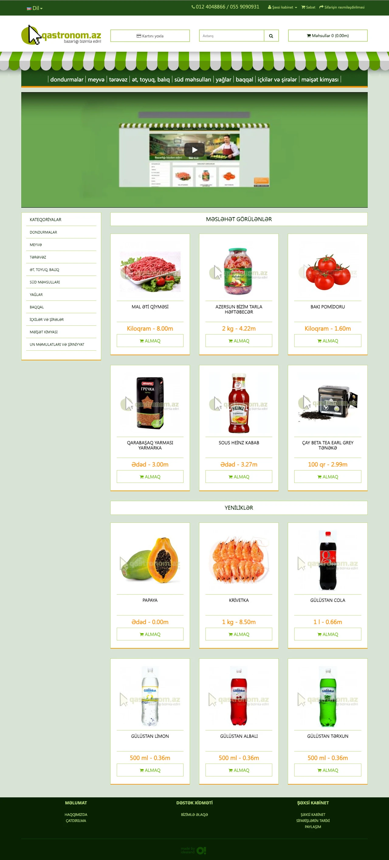 Qastronom.az - Onlayn qastronom 1