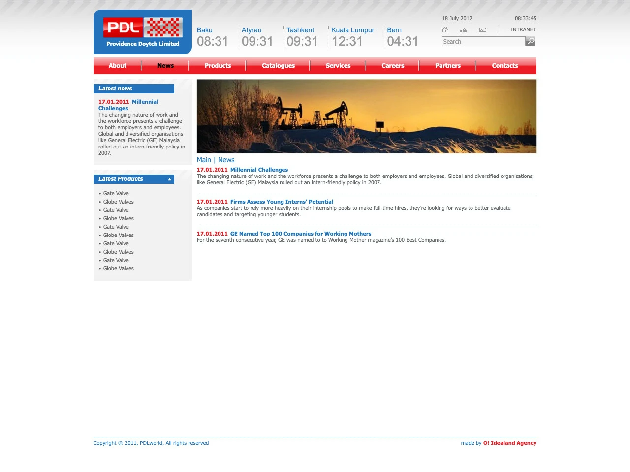 PDL Şirkətlər qrupunun saytı 2