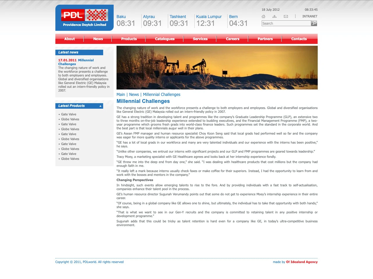 PDL Şirkətlər qrupunun saytı 3